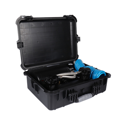 বায়ু ট্যাংক সহ ডাবল সিলিন্ডার ভারী দায়িত্ব DC12V এয়ার সাসপেনশন কম্প্রেসার