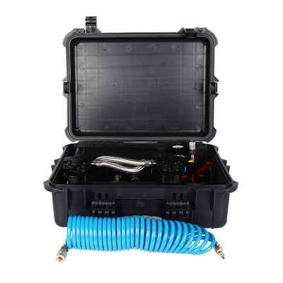 বায়ু ট্যাংক সহ ডাবল সিলিন্ডার ভারী দায়িত্ব DC12V এয়ার সাসপেনশন কম্প্রেসার