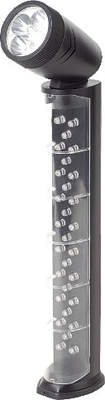 ব্ল্যাক নেতৃত্বে ওয়ার্ক হালকা বার হেড লাইট 4.8V 1200MA Ni এমএইচ ব্যাটারি সহ