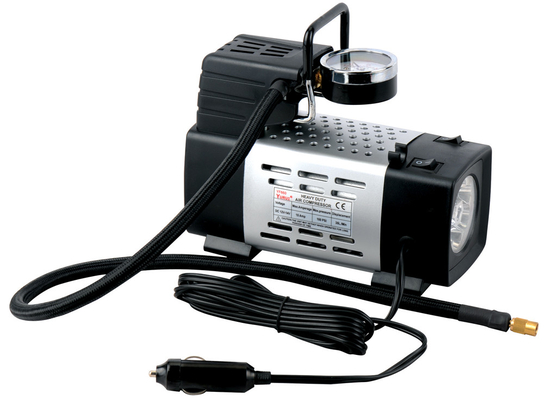 12V হালকা কালো ধাতব যানবাহন এয়ার সংকোচকারী সাথে গাড়ীর মূল্যস্ফীতি অ্যান্টি - ডাস্টের সমস্ত রাইড