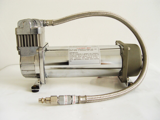 150PSI ক্রোম 1.75CFM ভারী দায়িত্ব পোর্টেবল এয়ার শক সংক্ষেপক 12 এয়ার ট্যাঙ্ক সহ ank