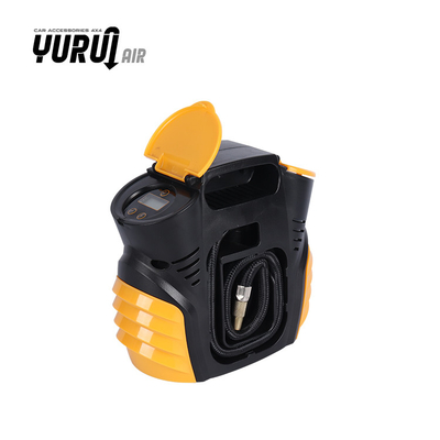 DC12V ABS পোর্টেবল কার এয়ার পাম্প সঙ্গে ডিজিটাল গেজ জন্য গাড়ী টায়ার inflation