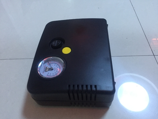 হাই পারফরম্যান্স কালো গাড়ী এয়ার পাম্প টায়ার inflators সঙ্গে Gauge এবং সুইচ জন্য গাড়ী টায়ার inflation