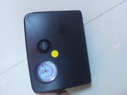 হাই পারফরম্যান্স কালো গাড়ী এয়ার পাম্প টায়ার inflators সঙ্গে Gauge এবং সুইচ জন্য গাড়ী টায়ার inflation
