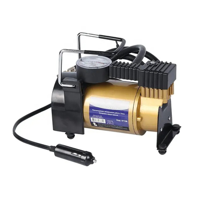 একক সিলিন্ডার মিনি টায়ার পাম্প DC12v মেটাল এয়ার কম্প্রেসার এয়ার রাইড টায়ার ইনফ্লেটার ট্রাকের জন্য