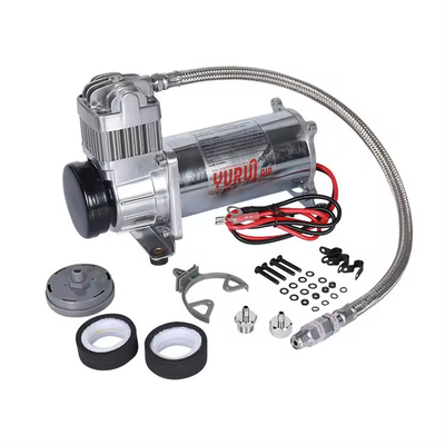 ট্রাক অফ রোড মেটাল এয়ার রাইড বায়ুসংক্রান্ত Dc12v ট্যাংক সাসপেনশন পাম্প সঙ্গে গাড়ী বায়ু সংকোচকারী