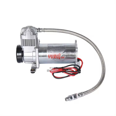 ট্রাক অফ রোড মেটাল এয়ার রাইড বায়ুসংক্রান্ত Dc12v ট্যাংক সাসপেনশন পাম্প সঙ্গে গাড়ী বায়ু সংকোচকারী
