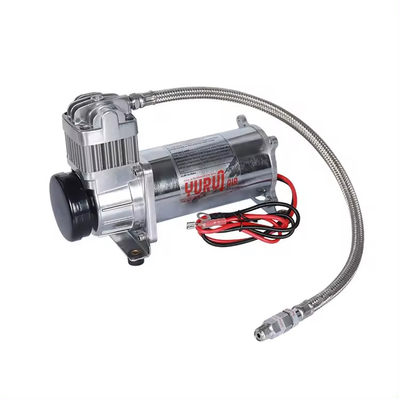 ট্রাক অফ রোড মেটাল এয়ার রাইড বায়ুসংক্রান্ত Dc12v ট্যাংক সাসপেনশন পাম্প সঙ্গে গাড়ী বায়ু সংকোচকারী