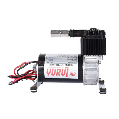 ডিসি 12v এয়ার রাইড সাসপেনশন কম্প্রেসার ক্রোম এবং কালো ট্রাকের জন্য