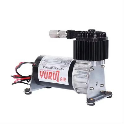ডিসি 12v এয়ার রাইড সাসপেনশন কম্প্রেসার ক্রোম এবং কালো ট্রাকের জন্য