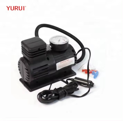 সিগারেট প্লাগ সহ টায়ার ইনফেশন জন্য Dc12v কার পোর্টেবল মিনি ABS এয়ার কম্প্রেসার