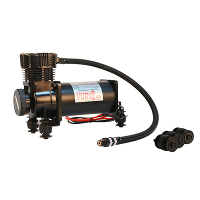 কম শব্দ সহ DC12V ক্রোম কার এয়ার সাসপেনশন কম্প্রেসার