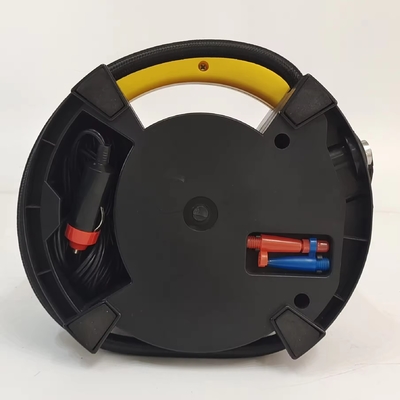 সিগারেট প্লাগ সহ হ্যান্ডেল সহ DC12V পোর্টেবল কার এয়ার ইনফ্লেশন পাম্প