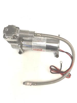 DUAL Heavy Duty ক্রোম গাড়ি এয়ার সাসপেনশন ট্যাঙ্ক অফ রোড সহ কম্প্রেসার