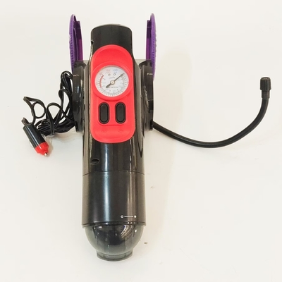 Dc12v মিনি পোর্টেবল ভ্যাকুয়াম ক্লিনার এবিএস ডিজিটাল গেজ প্লাস্টিক এয়ার কম্প্রেসার