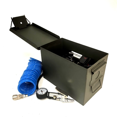 একক সিলিন্ডার ভারী দায়িত্ব DC12v অটো টায়ার inflation জন্য অফ-রোড গাড়ী বায়ু সংকোচকারী