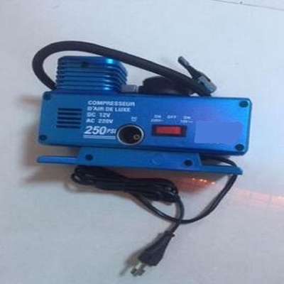 AC110v - 230v Dc12v যানবাহন এয়ার সংক্ষেপকগুলি 250psi প্লাস্টিকের উপাদান সহ