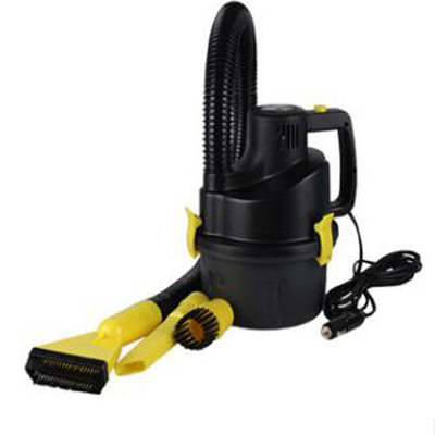 DC12V ভ্যাকুয়াম ক্লিনার হ্যান্ডহেল্ড ভ্যাকুয়াম ক্লিনার হলুদ অটো ভ্যাকুয়াম ক্লিনার