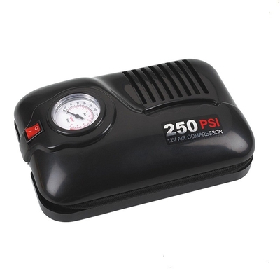 250psi গাড়ী এয়ার সংক্ষেপক প্লাস্টিকের উপাদান, 1 ইন 2 যানবাহন এয়ার সংক্ষেপক ডিসি 12 ভি