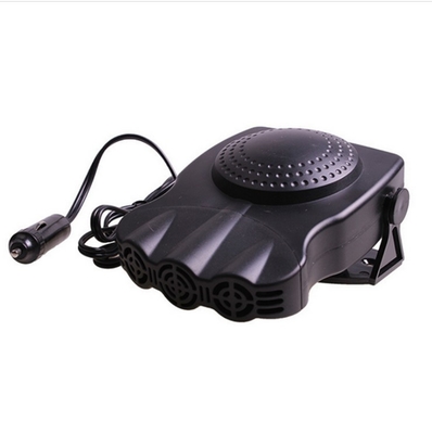 ভালো দাম শীতল উষ্ণ স্যুইচ সহ 12v 150W কালো পোর্টেবল অটো হিটার ছোট ফ্যান হিটার অনলাইন