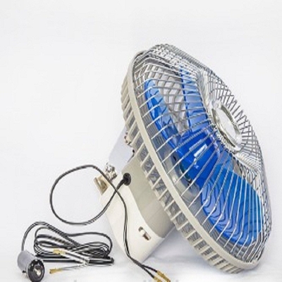 12v / 24v গাড়ী কুলিং ফ্যান 8 ইঞ্চি পুরো সুরক্ষা মেটাল গার্ড সহ অসচোষী ফ্যান