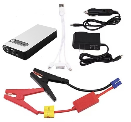 LED ফ্ল্যাশলাইট সহ 12V পোর্টেবল 11000mAh ব্যাটারি জাম্প স্টার্টার
