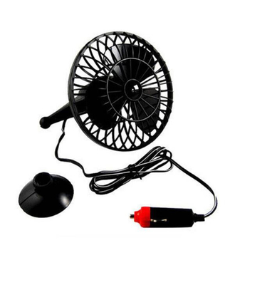 YF209 কালো ইলেকট্রিক কুলিং ভক্ত ট্রাক 12v ডিসি ভোল্টেজ দোলনা জন্য