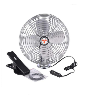 12v / 24v কার কুলিং ফ্যান চালু - সম্পূর্ণ সিকিউরিটি মেটাল গার্ড বন্ধ করুন