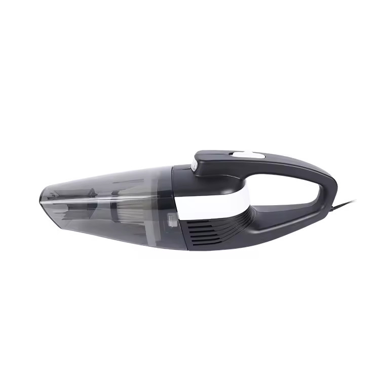 সিগারেট লাইটার এবং এলইডি লাইট সহ DC12V হেপা ফিল্টার হ্যান্ডহেল্ড অটো ভ্যাকুয়াম ক্লিনার