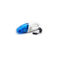 সিই স্ট্যান্ডার্ড 12 ভি ডিসি হ্যান্ড ভ্যাকুয়াম ক্লিনার্স নীল এবং সাদা রঙের রঙ ধারণ করেছে