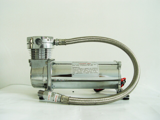 ভালো দাম সিলভার এবং ব্ল্যাক সিঙ্গল 200psi এয়ার সাসপেনশন সংক্ষেপক ক্রোম উপাদান অনলাইন
