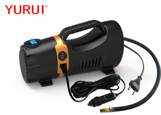 বৈদ্যুতিক DC12v AC110V-220V প্লাস্টিকের পোর্টেবল কার টায়ার inflator পাম্প