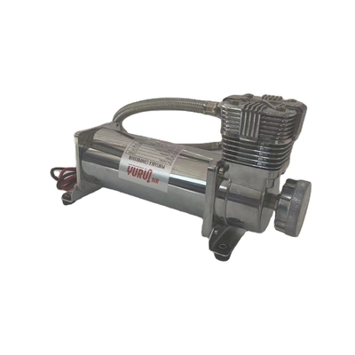 কম শব্দ সহ DC12V ক্রোম কার এয়ার সাসপেনশন কম্প্রেসার