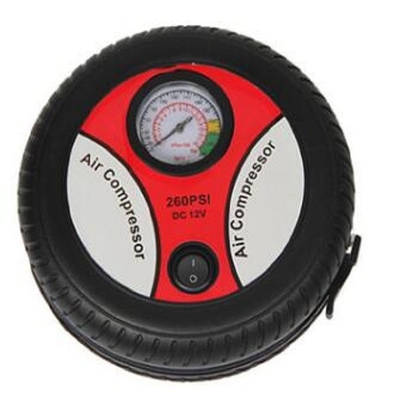 গাড়ির টায়ার ইনফ্ল্যাটার এয়ার পাম্পের জন্য DC12V পোর্টেবল কার এয়ার কম্প্রেসার