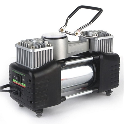 ভালো দাম ডাবল সিলিন্ডার ধাতব এয়ার সংক্ষেপক 180w 150PSI ওয়াচ সহ পাম্প অনলাইন