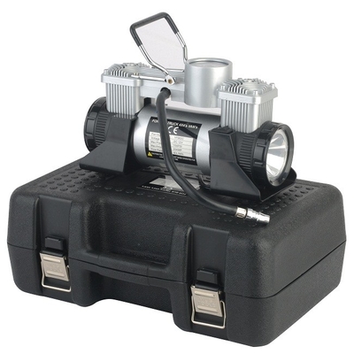 অটো যানবাহন বায়ু সংকোচকারী DC12v শক ধাতু বায়ু পাম্প