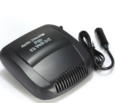 ভালো দাম বৈদ্যুতিন ছোট পোর্টেবল গাড়ি হিটার 150W স্যুইচ সহ কালো রঙের প্লাস্টিক উপাদান অনলাইন
