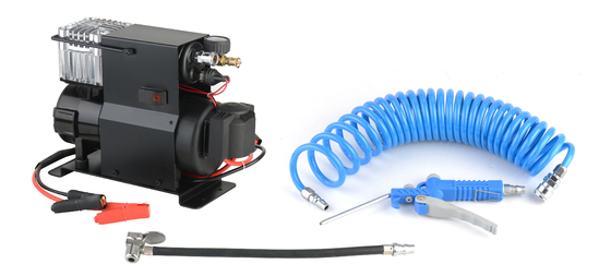 ভারী দায়িত্ব ধাতু গাড়ী বায়ু সংকোচকারী Dc12v/24v ক্রকোডাইল ক্লিপ সঙ্গে ট্রাক জন্য