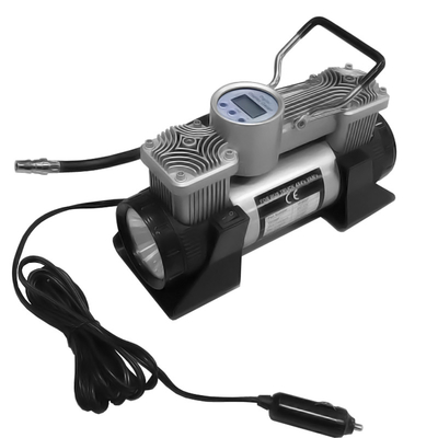 অটো যানবাহন অটো এয়ার কম্প্রেসার DC12v ধাতু শক টায়ার inflator