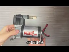 ডিসি 12v এয়ার রাইড সাসপেনশন কম্প্রেসার ক্রোম এবং কালো ট্রাকের জন্য